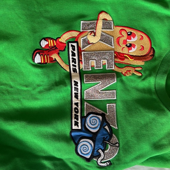 XS green Kenzo sweater excellent condition for women - Picture 5 of 5